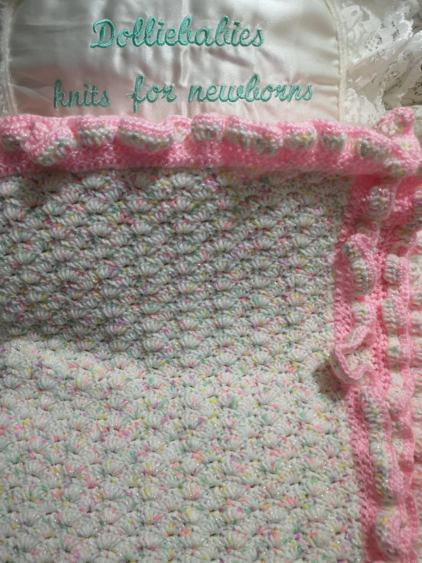 Printed Crochet Pattern 1 – Stroller Sized Blanket - DollieBabies