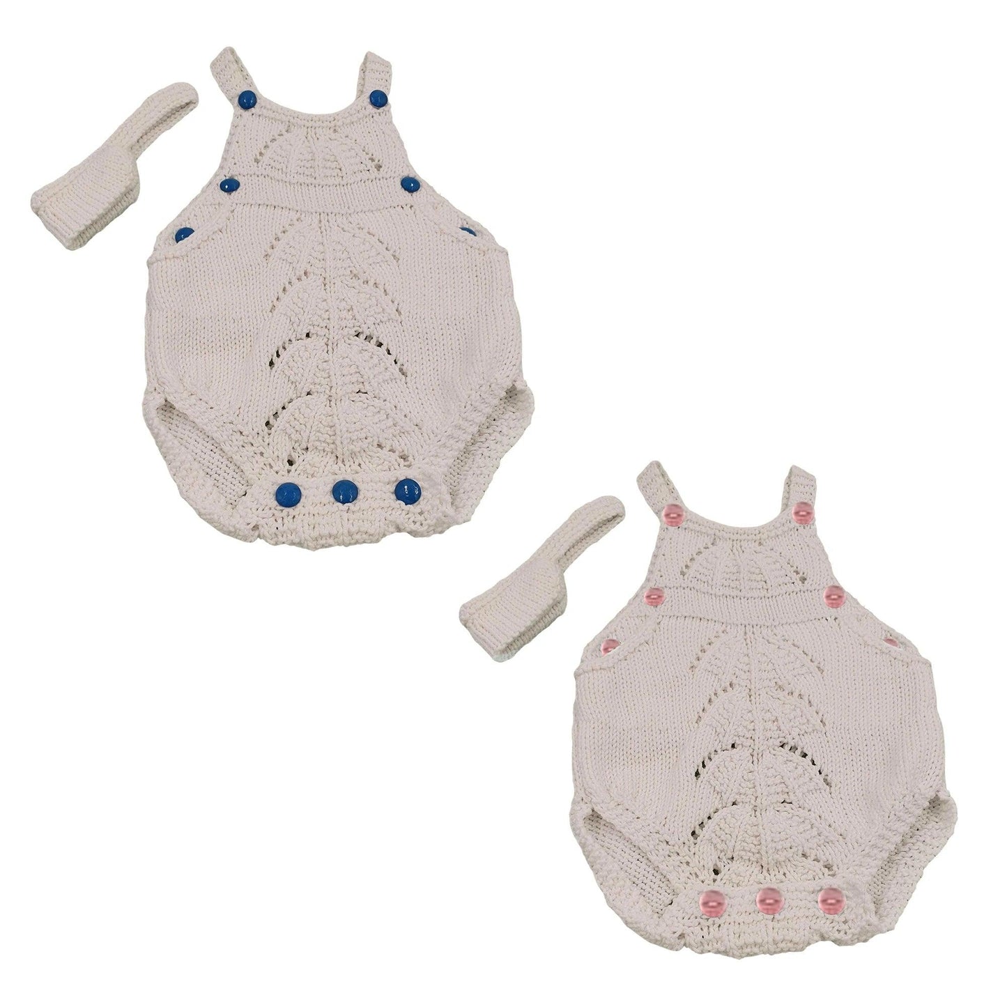 Ready Made 0-3 Month Boy & Girl Bodysuit With Sunvisor - DollieBabies