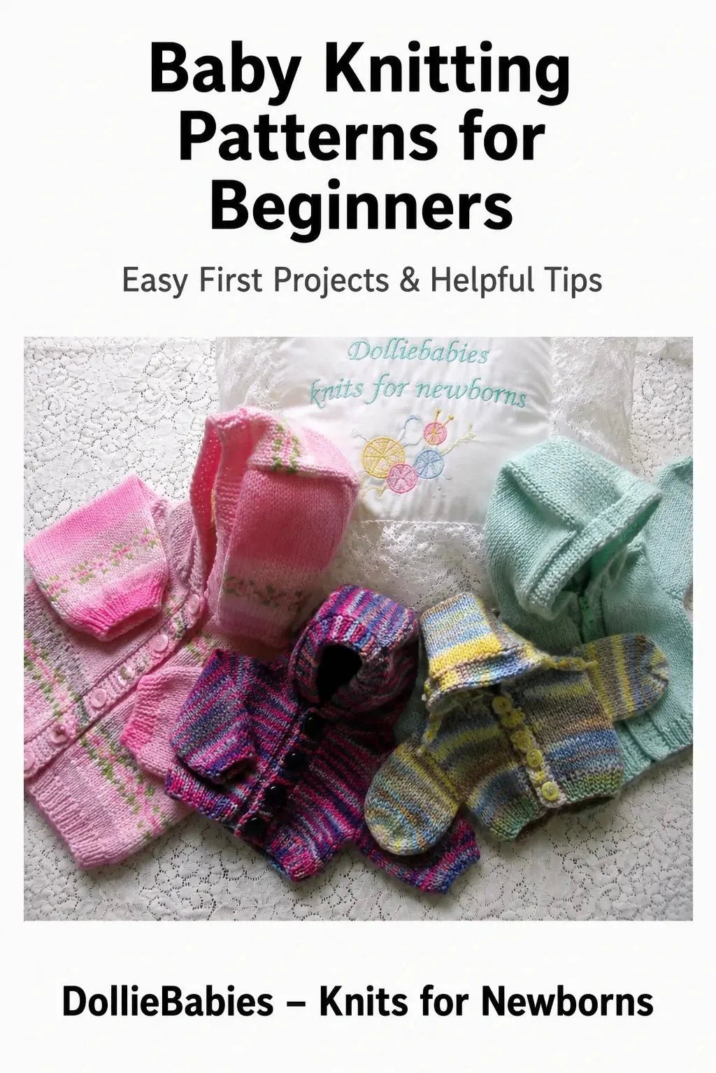 Baby Knitting Patterns for Beginners - DollieBabies