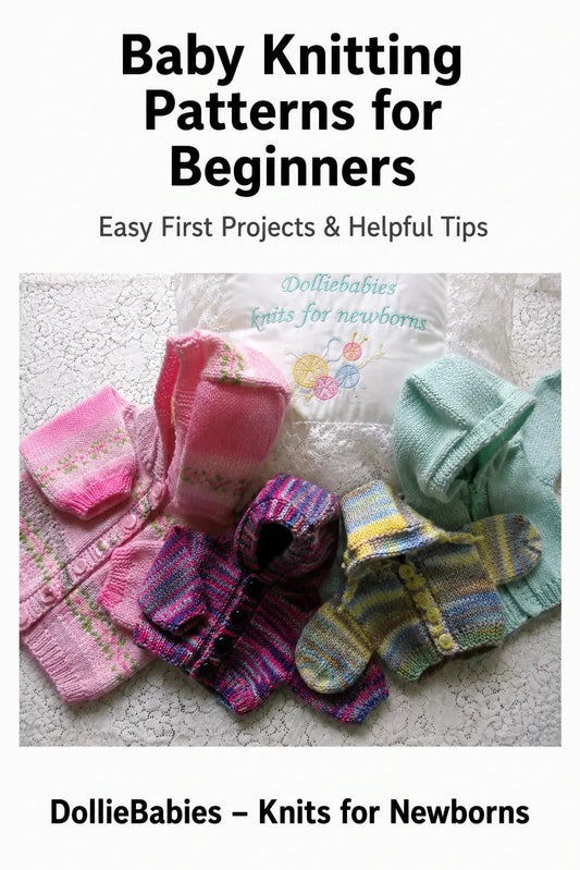 Baby Knitting Patterns for Beginners - DollieBabies