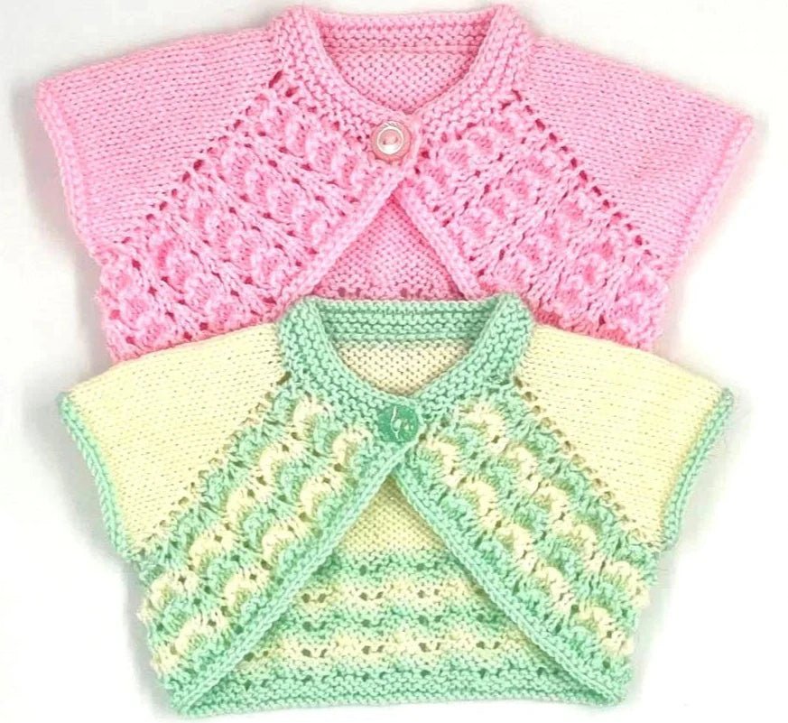Baby Bolero Knitting Patterns