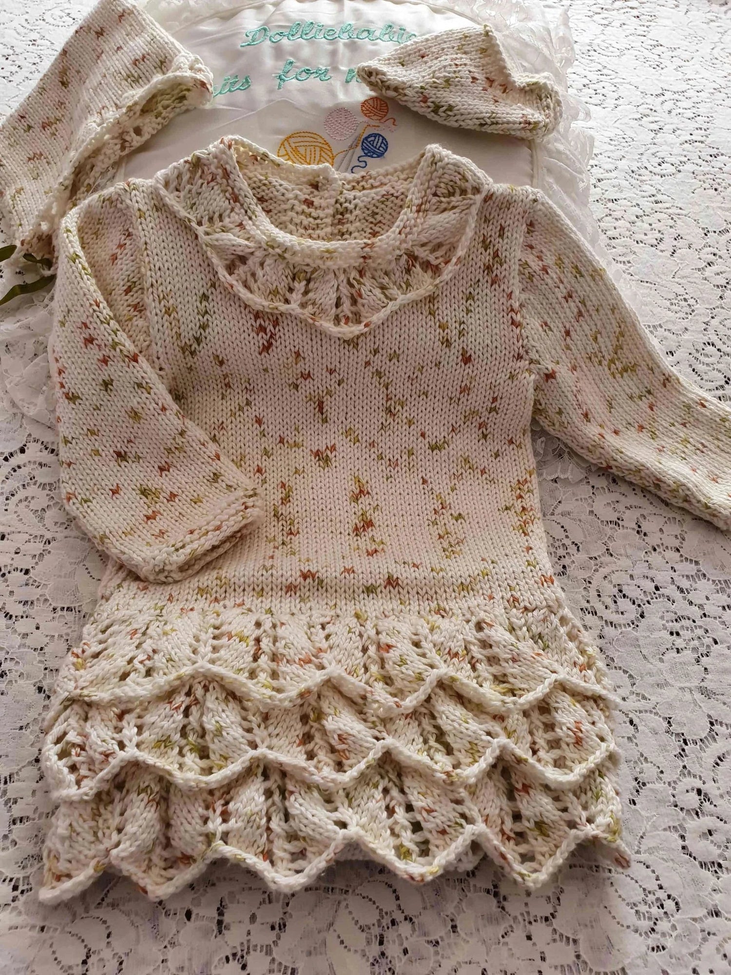 Hand Knitted Baby Dresses