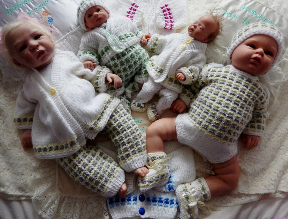 Layette Knitting Patterns - DollieBabies