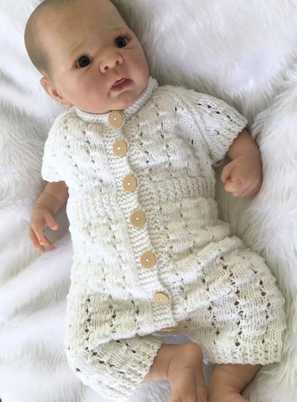 Customer photo of Ribbed Waist Romper Set Knitting Pattern PDF 83