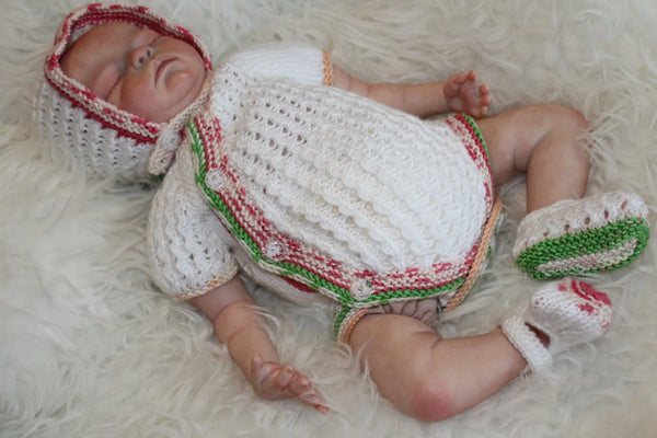 Customer photo of Side Buttoning Baby Vest Knitting Pattern PDF 65