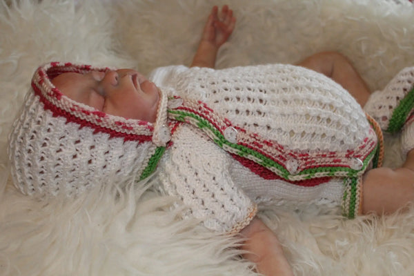 Customer photo of Side Buttoning Baby Vest Knitting Pattern PDF 65
