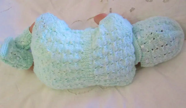 Customer photo of Ribbed Waist Romper Set Knitting Pattern PDF 83