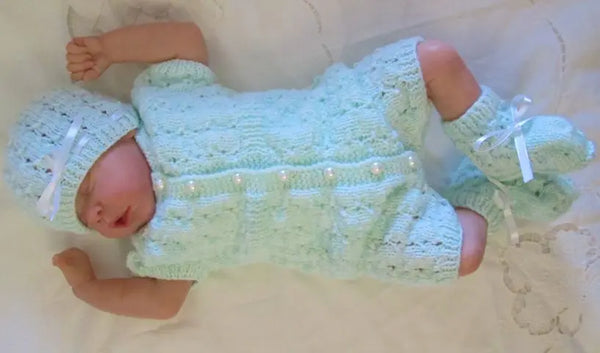 Customer photo of Ribbed Waist Romper Set Knitting Pattern PDF 83
