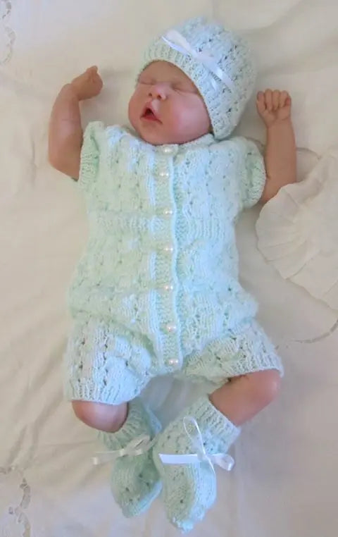 Customer photo of Ribbed Waist Romper Set Knitting Pattern PDF 83