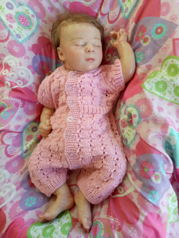 Customer photo of Ribbed Waist Romper Set Knitting Pattern PDF 83