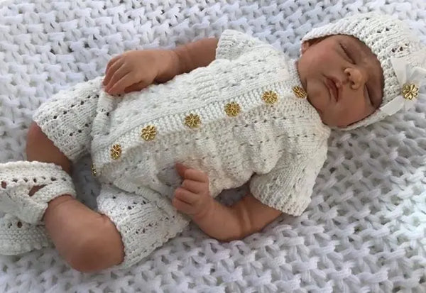 Customer photo of Ribbed Waist Romper Set Knitting Pattern PDF 83