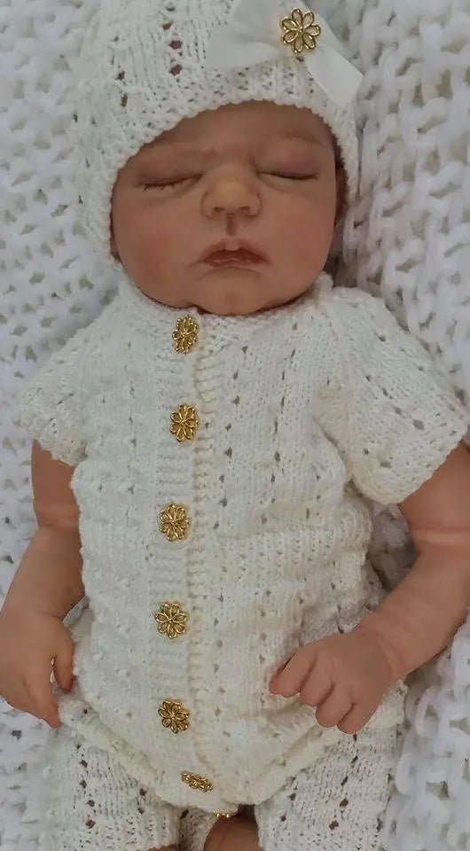 Customer photo of Ribbed Waist Romper Set Knitting Pattern PDF 83