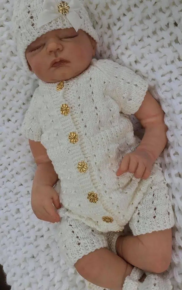 Customer photo of Ribbed Waist Romper Set Knitting Pattern PDF 83