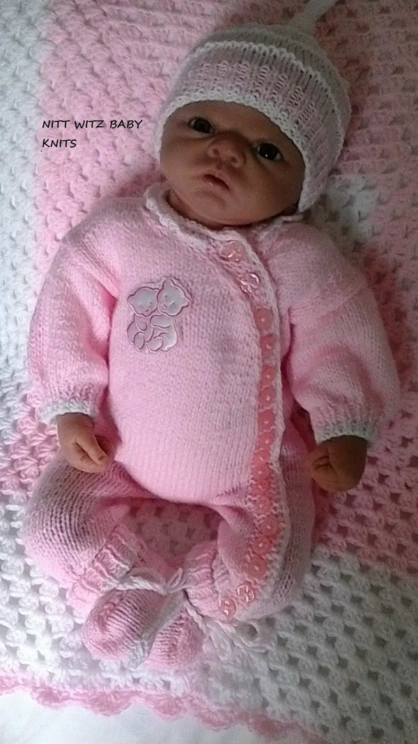Customer photo of Newborn Side Buttoning Romper Knit Pattern PDF 11