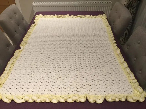 Customer photo of Stroller Sized Baby Blanket Crochet Pattern PDF 1