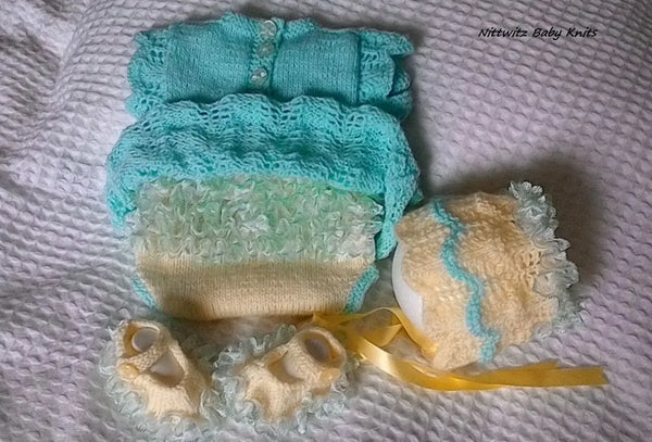 Customer photo of Girls Angel Top Set Knitting Pattern PDF 63
