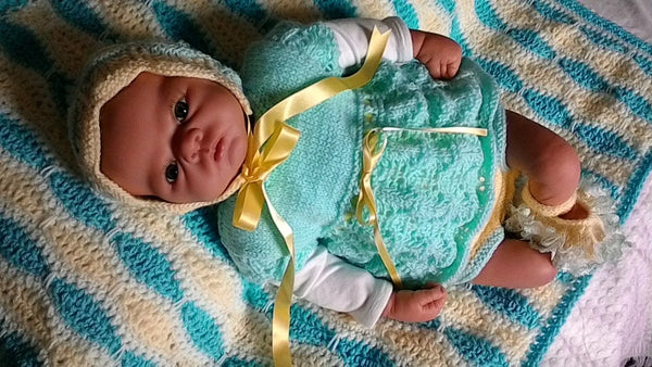 Customer photo of Girls Angel Top Set Knitting Pattern PDF 63