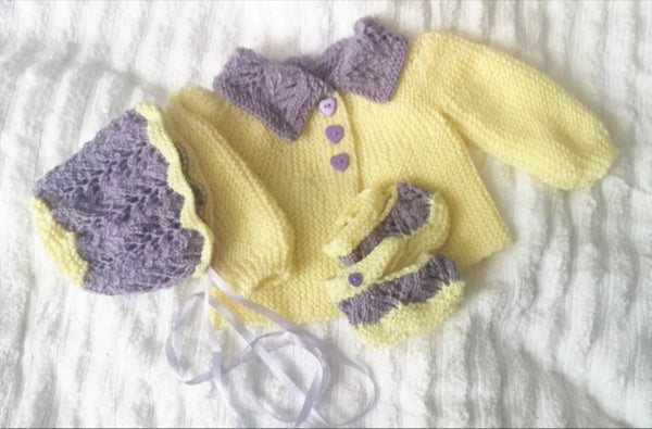 Customer photo of Sideways Knitted Cardigan Knitting Pattern PDF 86