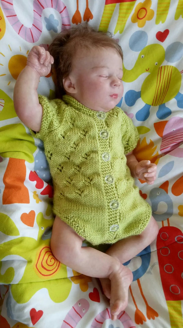 Customer photo of Long and Short Sleeve Bodysuit Knit Pattern PDF 80