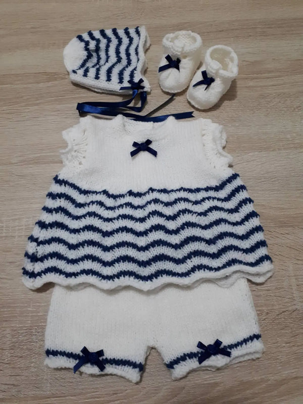 Customer photo of Rainbow Angel Top Set Knitting Pattern PDF 81