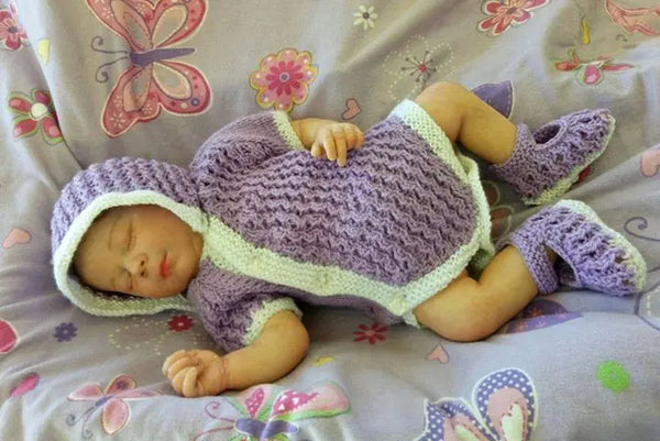 Customer photo of Side Buttoning Baby Vest Knitting Pattern PDF 65