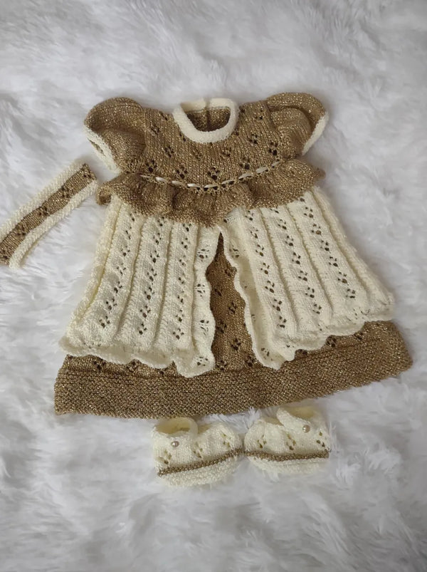 Customer photo of Baby Princess Party Dress Knitting Pattern PDF 100
