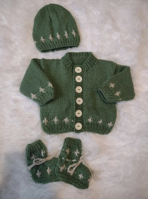 Customer photo of North Star Cardigan Set Knitting Pattern PDF 94