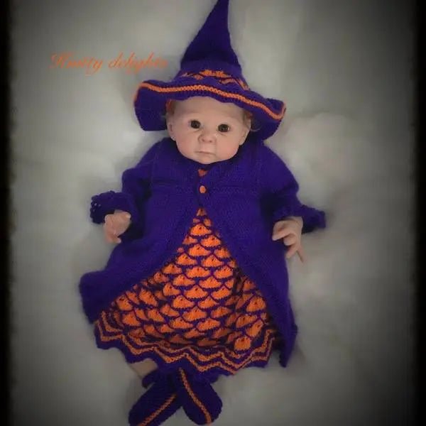Customer photo of Halloween Baby Witches Dress Knitting Pattern PDF 68