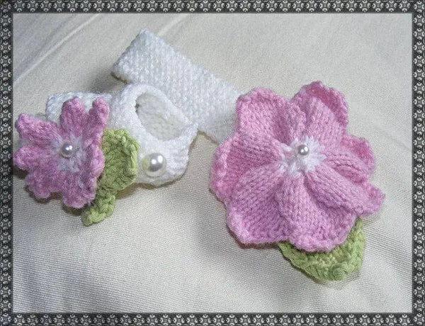 Customer photo of Baby Flower Headband and Sandals Knit Pattern PDF 37