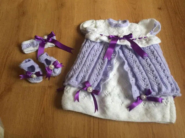 Customer photo of Baby Princess Party Dress Knitting Pattern PDF 100