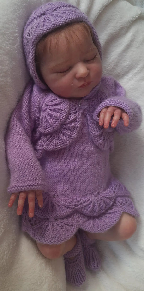 Customer photo of Scallop Edge Baby Bolero Set Knitting Pattern PDF 114