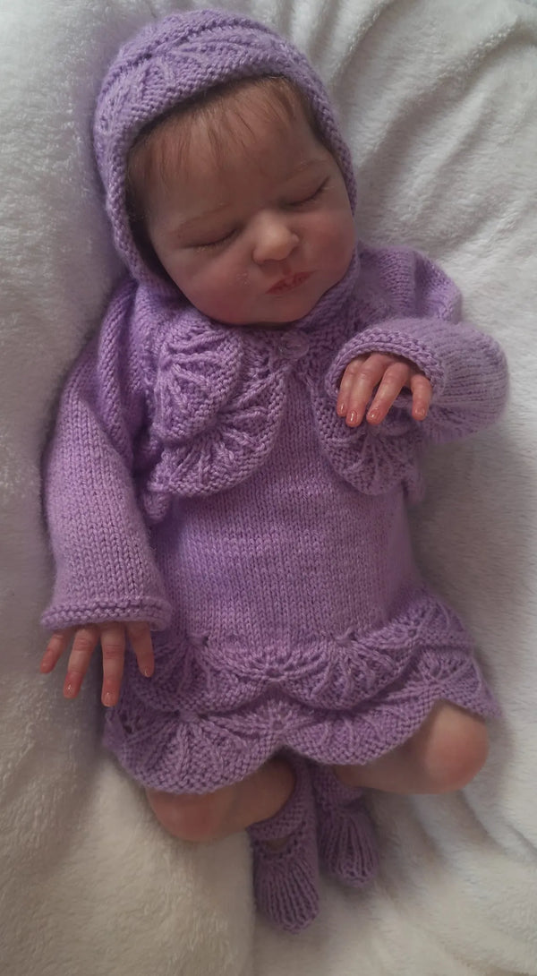 Customer photo of Scallop Edge Baby Bolero Set Knitting Pattern PDF 114