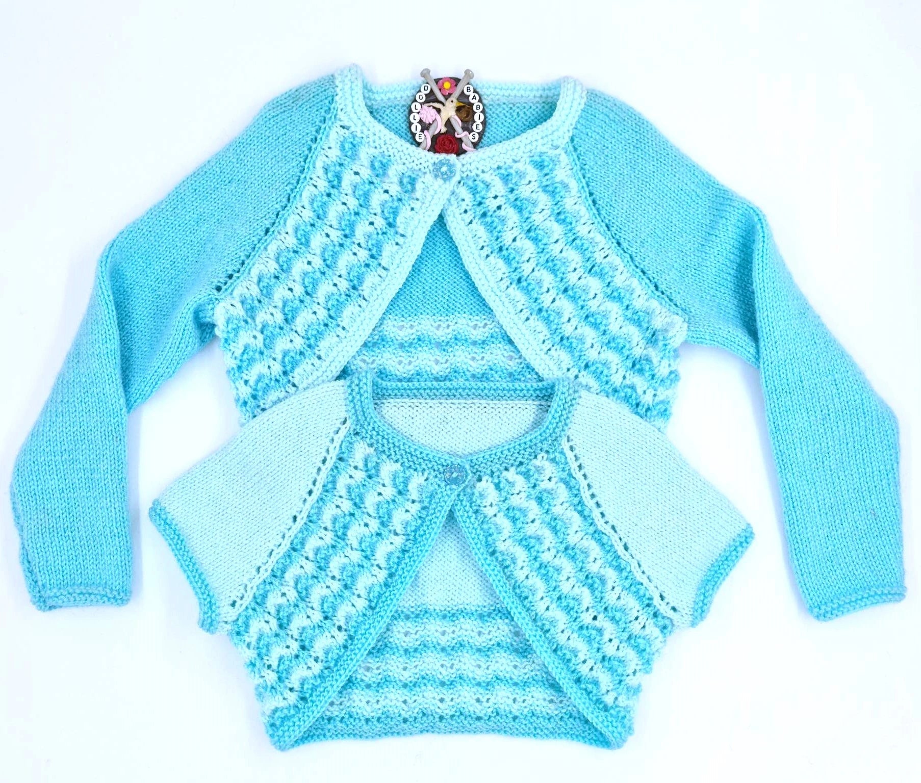 PDF Top Down Bolero Knitting Pattern Bundle 6 - DollieBabies