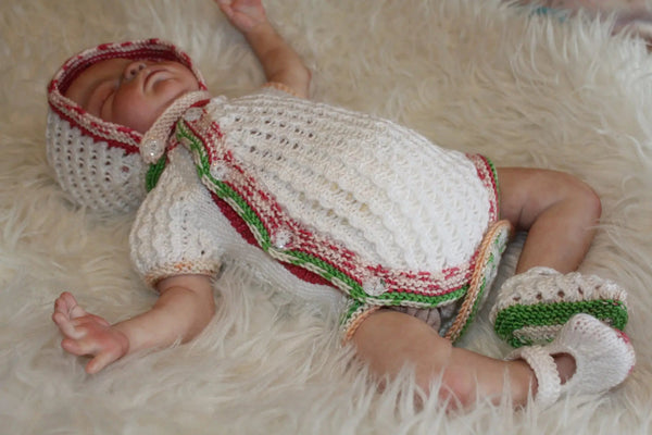 Customer photo of Side Buttoning Baby Vest Knitting Pattern PDF 65