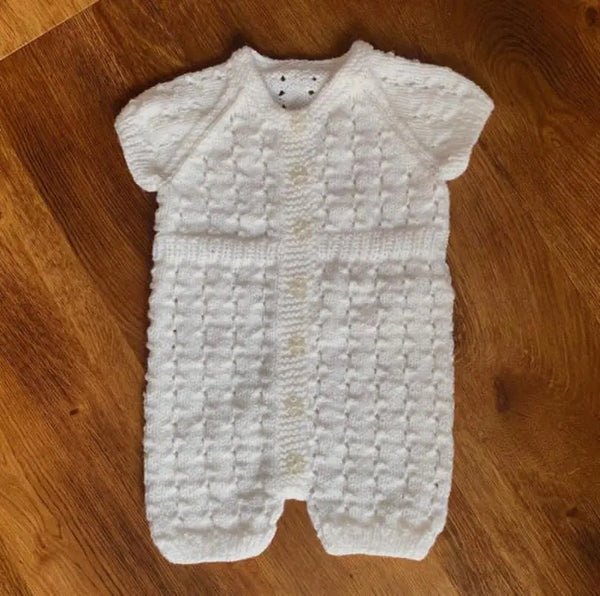 Customer photo of Ribbed Waist Romper Set Knitting Pattern PDF 83
