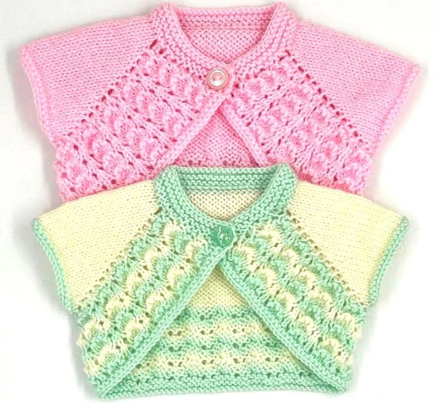 Crochet Shrug Child's Bolero Knitting Pattern Free Top Down