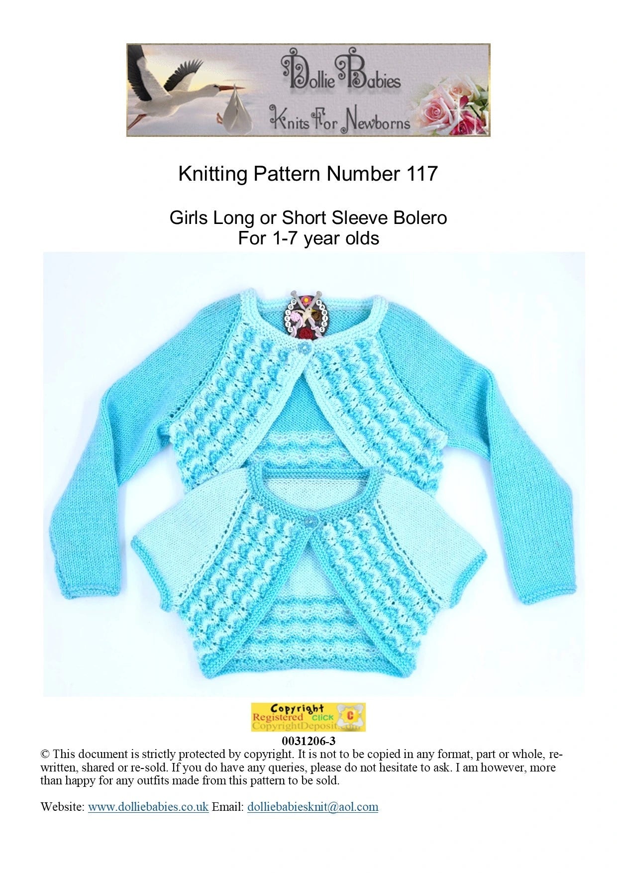 1-7 Year Old Knitting Patterns