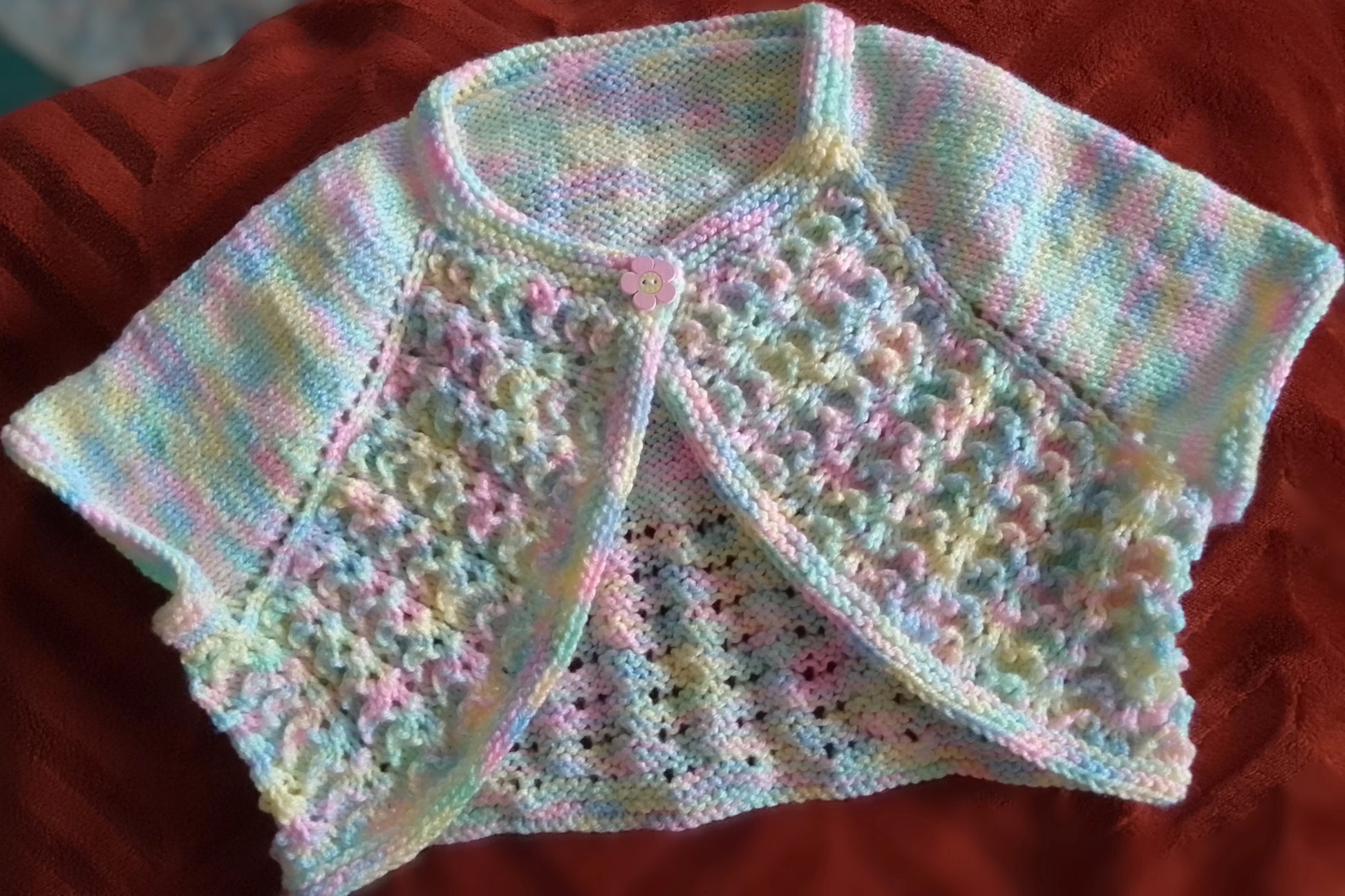 Child Bolero Knitting Pattern 9151 Stylecraft Wondersoft DK Baby