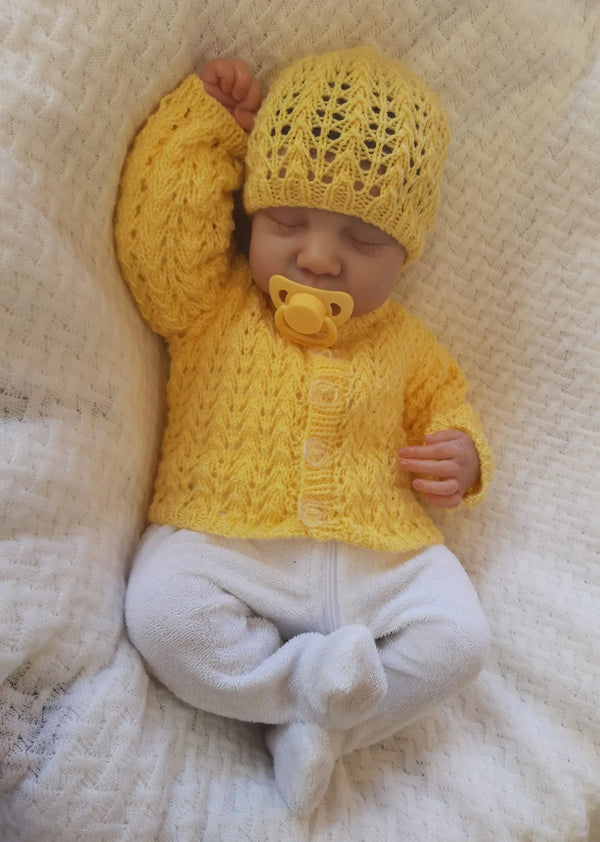Customer photo of Side Patterned Romper Knitting Pattern PDF 115