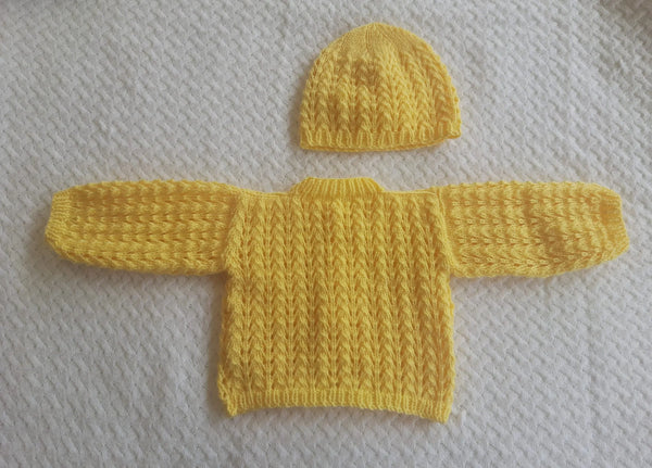Customer photo of Side Patterned Romper Knitting Pattern PDF 115