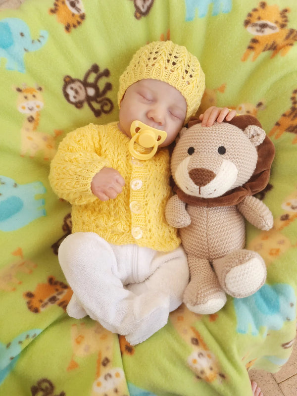 Customer photo of Side Patterned Romper Knitting Pattern PDF 115