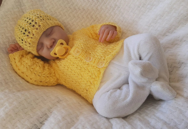 Customer photo of Side Patterned Romper Knitting Pattern PDF 115