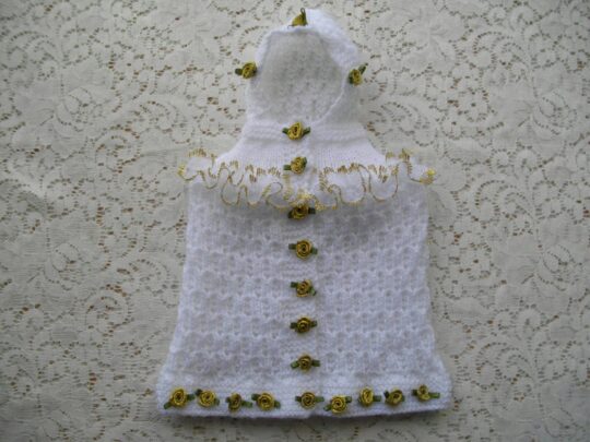 Free to download pre term baby burial gown knitting pattern