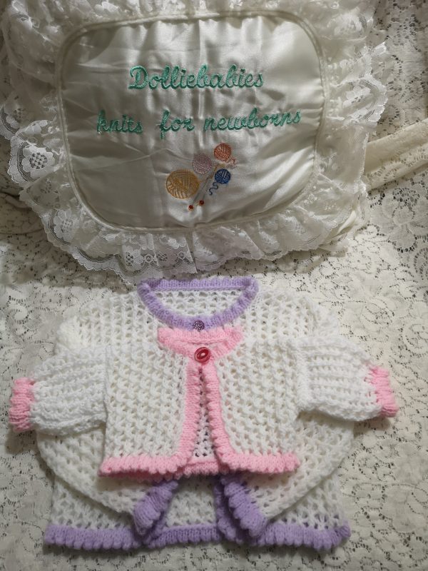 Cardigans From Girl's Layette Knitting Pattern